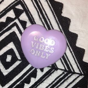 Good vibes only compact mirror